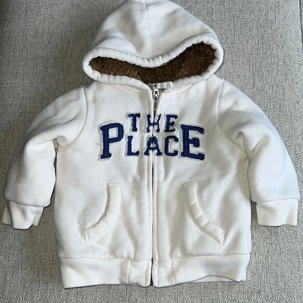 The Children’s Place thick furry zipper up